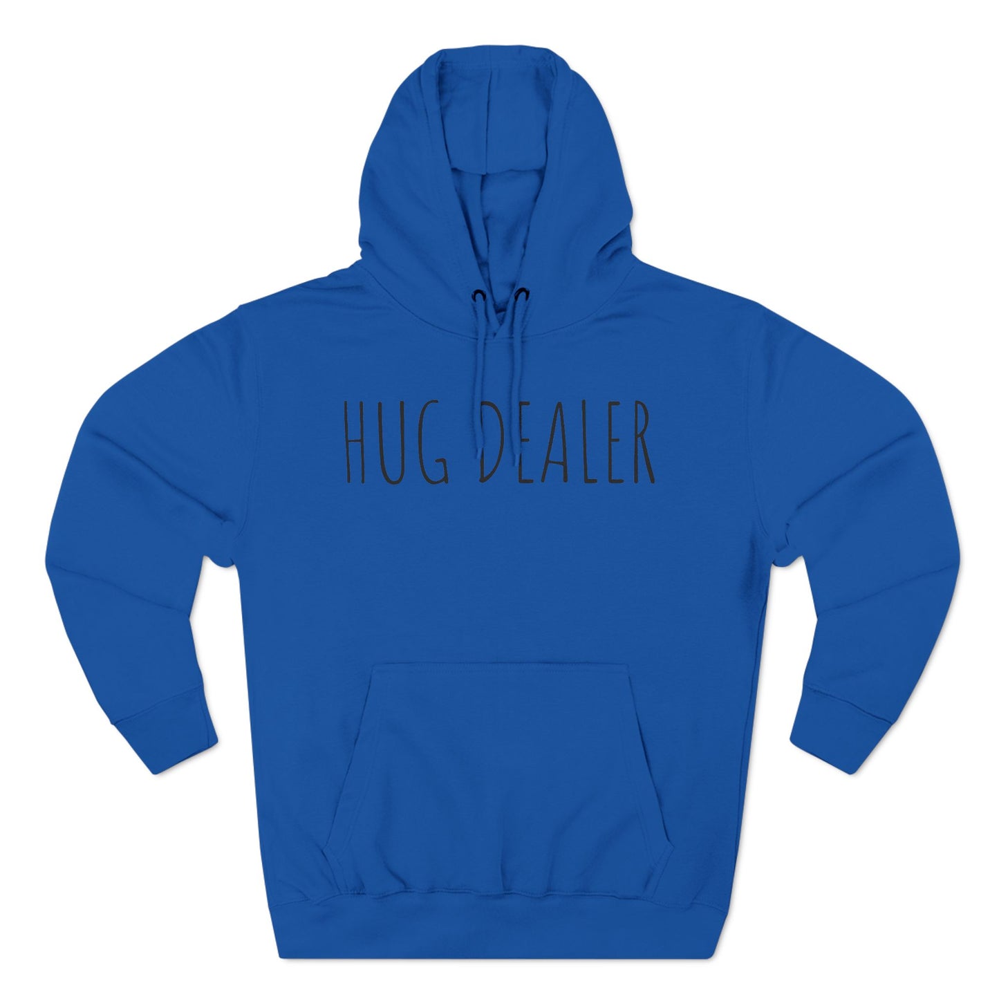 HUG DEALER Three-Panel Fleece Hoodie