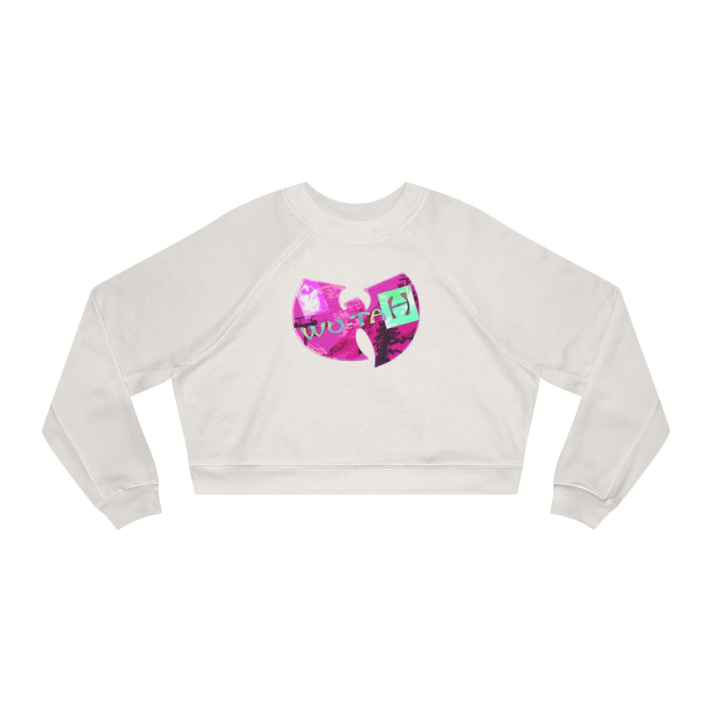 Cropped Fleece Pullover - Wutang Wutah Parody