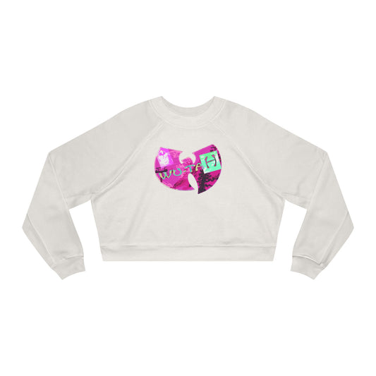 Cropped Fleece Pullover - Wutang Wutah Parody