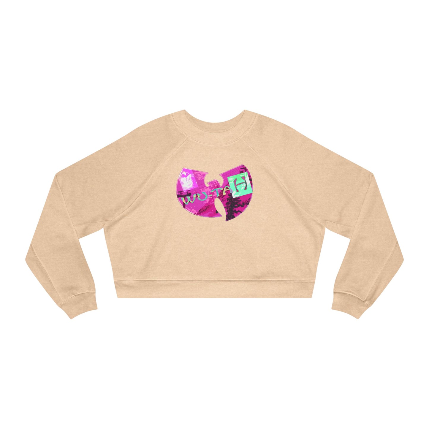 Cropped Fleece Pullover - Wutang Wutah Parody