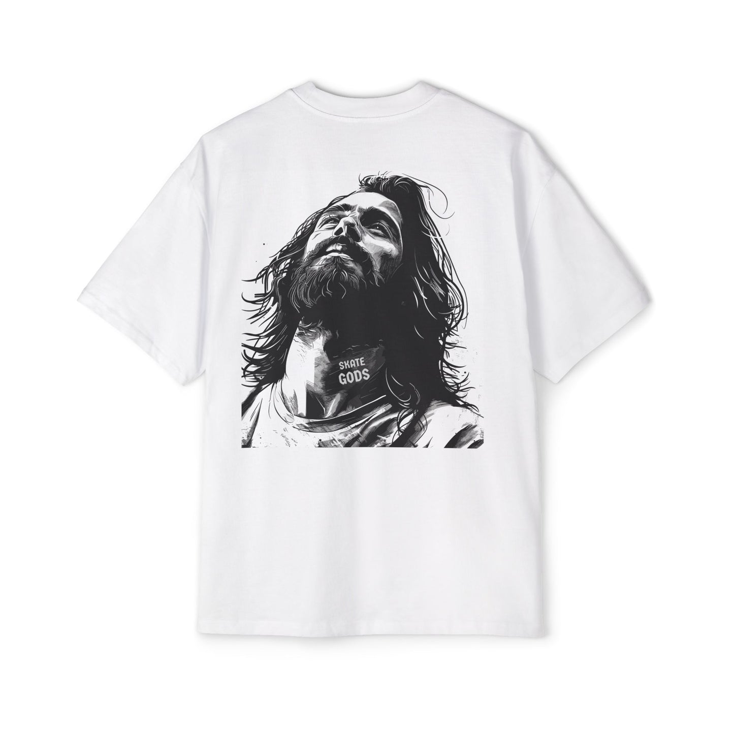 Graphic Tee Skater Jesus Skate God Men's Shirt