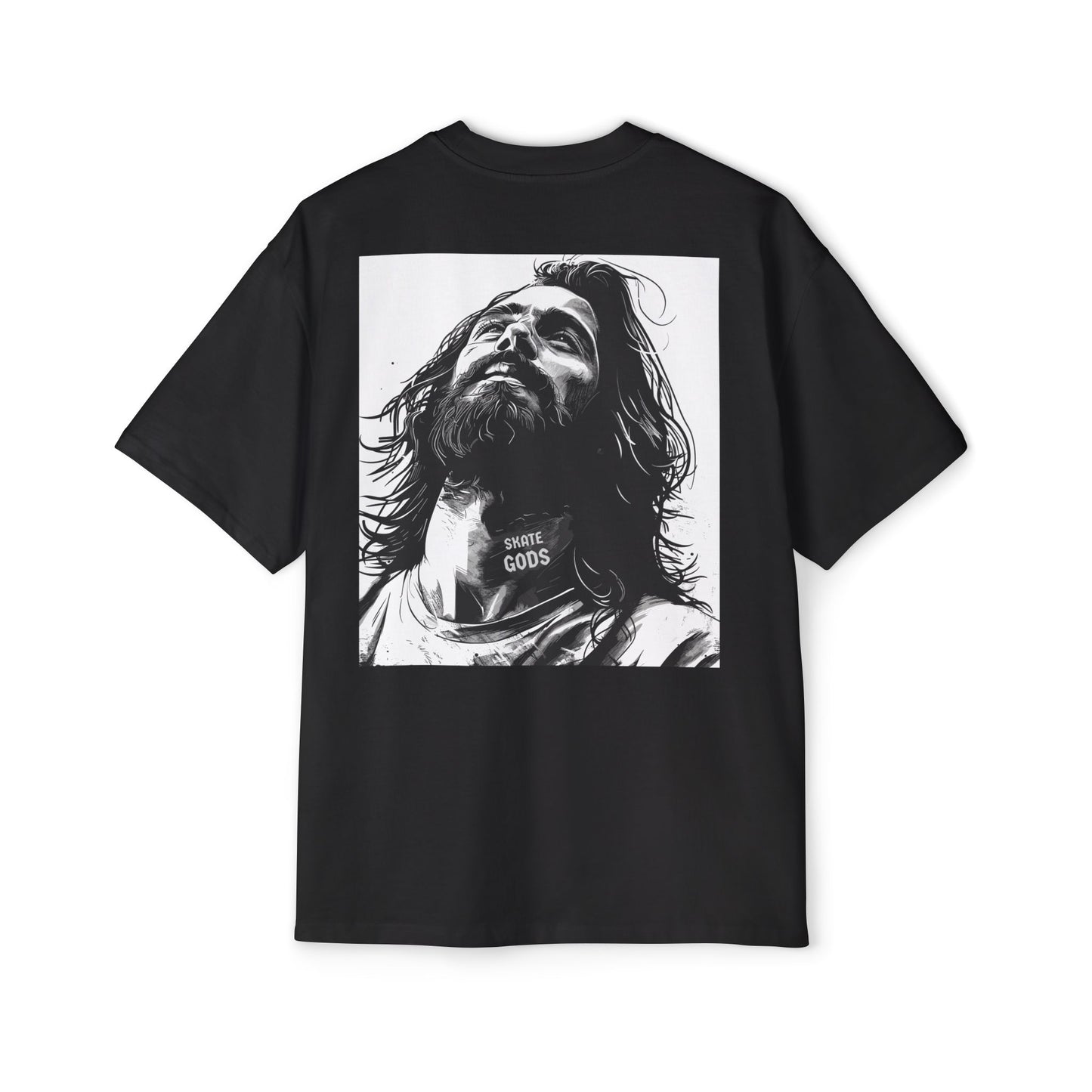 Graphic Tee Skater Jesus Skate God Men's Shirt